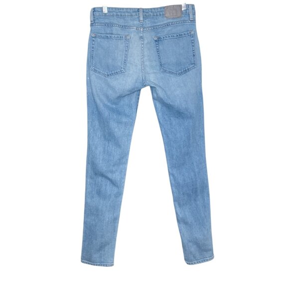 6397 Women's Size 26 The News Classic Used Blue Loose Skinny Jeans Made In USA - Picture 2 of 5